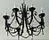 Wrought iron chandelier