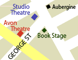 Book Stage is located across from the Studio Theatre